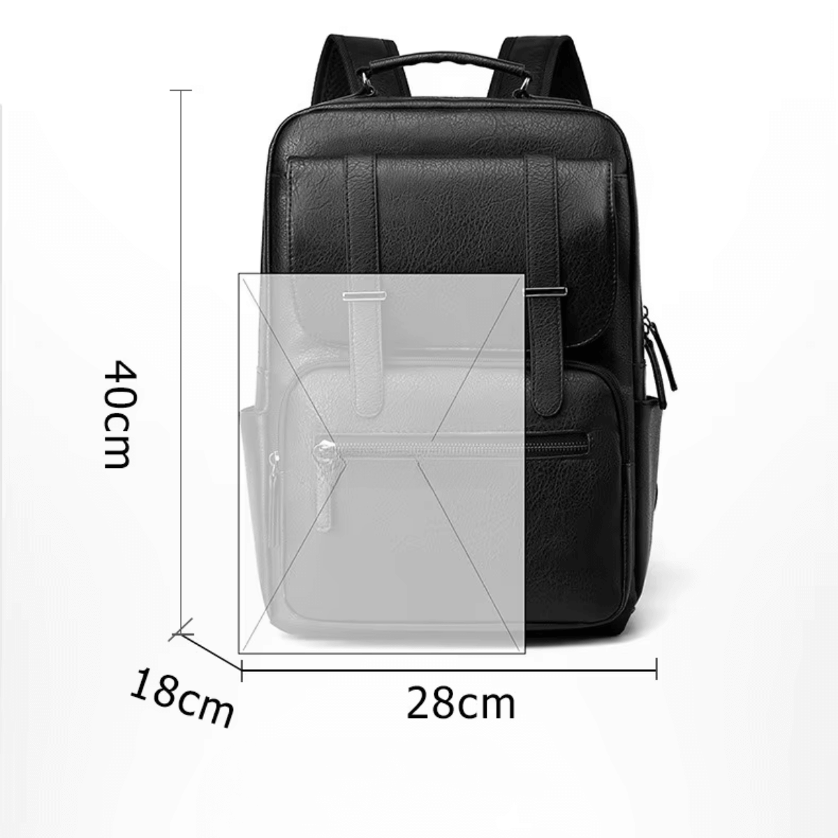 mochila masculina de couro regalia viriati